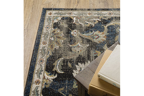 Medalia Venice Rug Blue/Yellow