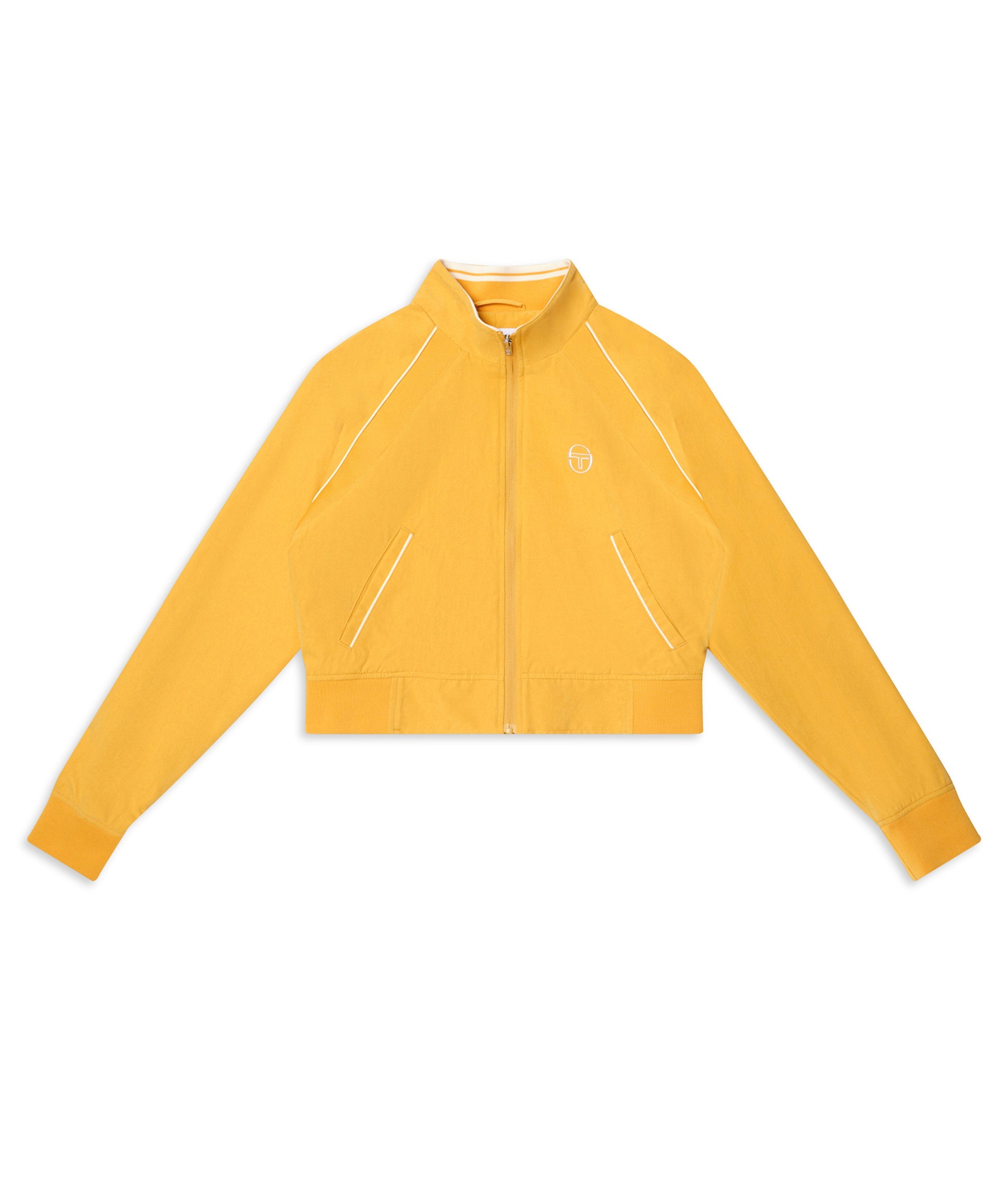 Via Track Jacket-Honey Gold
