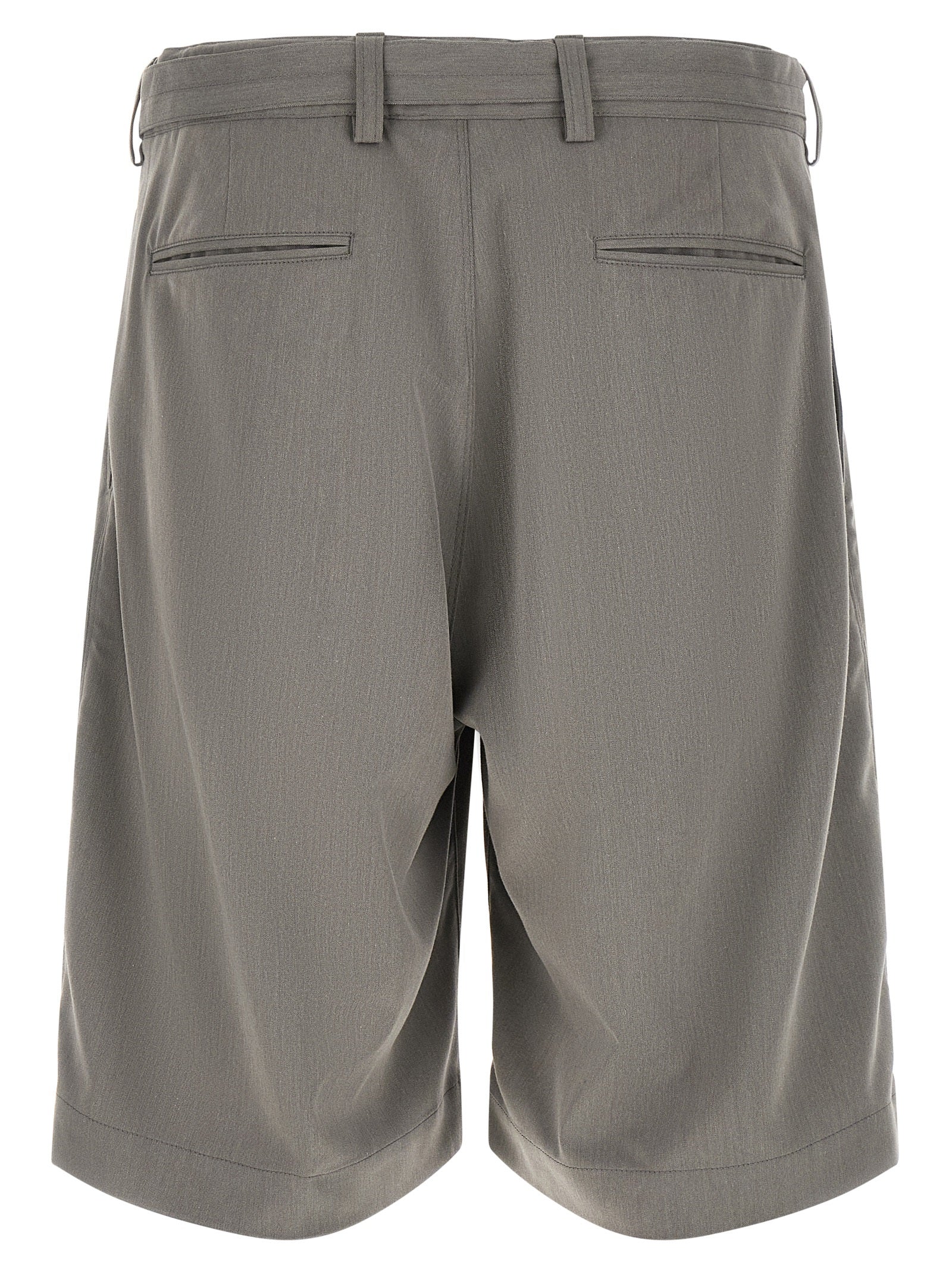 Viscose Blend Bermuda Shorts for Travel Comfort