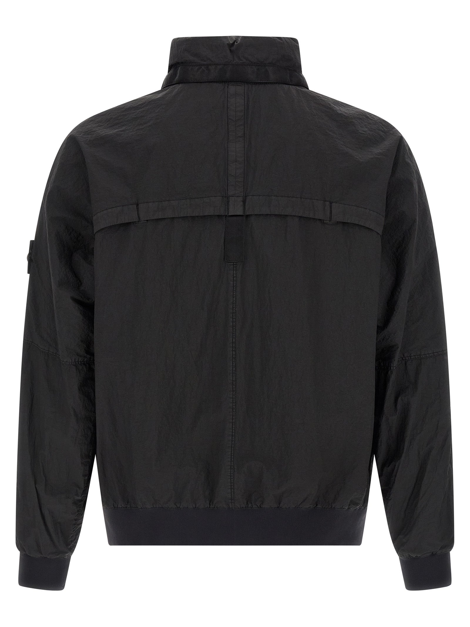 Water-Repellent Nylon Bomber Jacket for Everyday Comfort