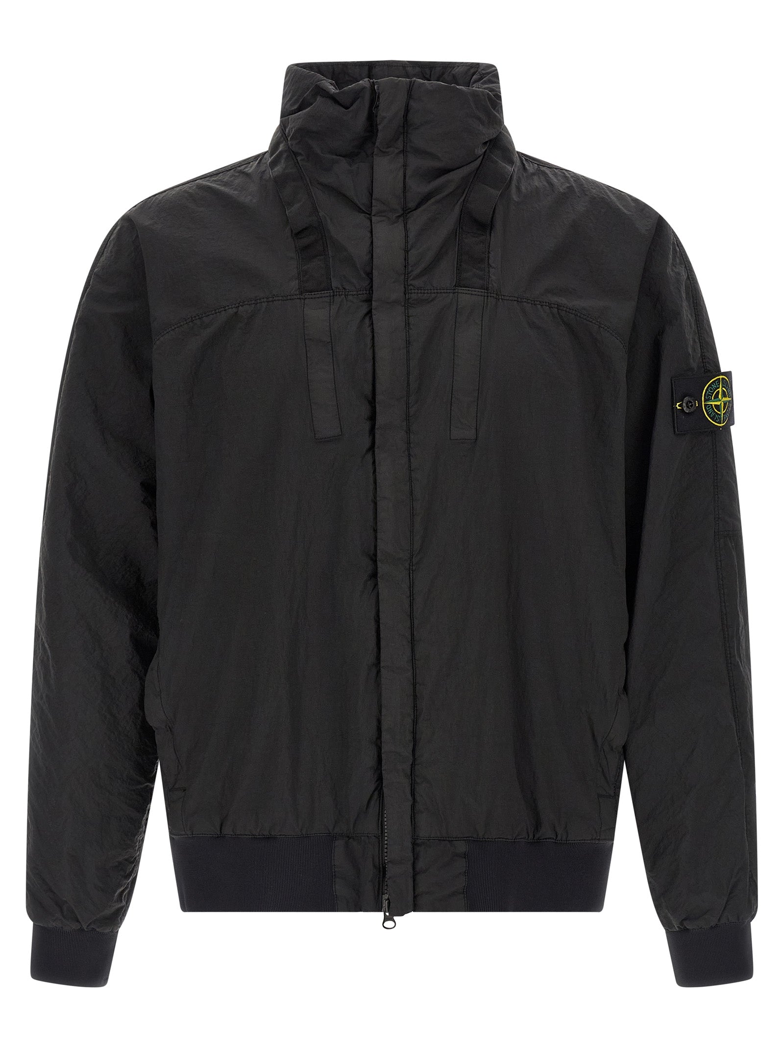 Water-Repellent Nylon Bomber Jacket for Everyday Comfort