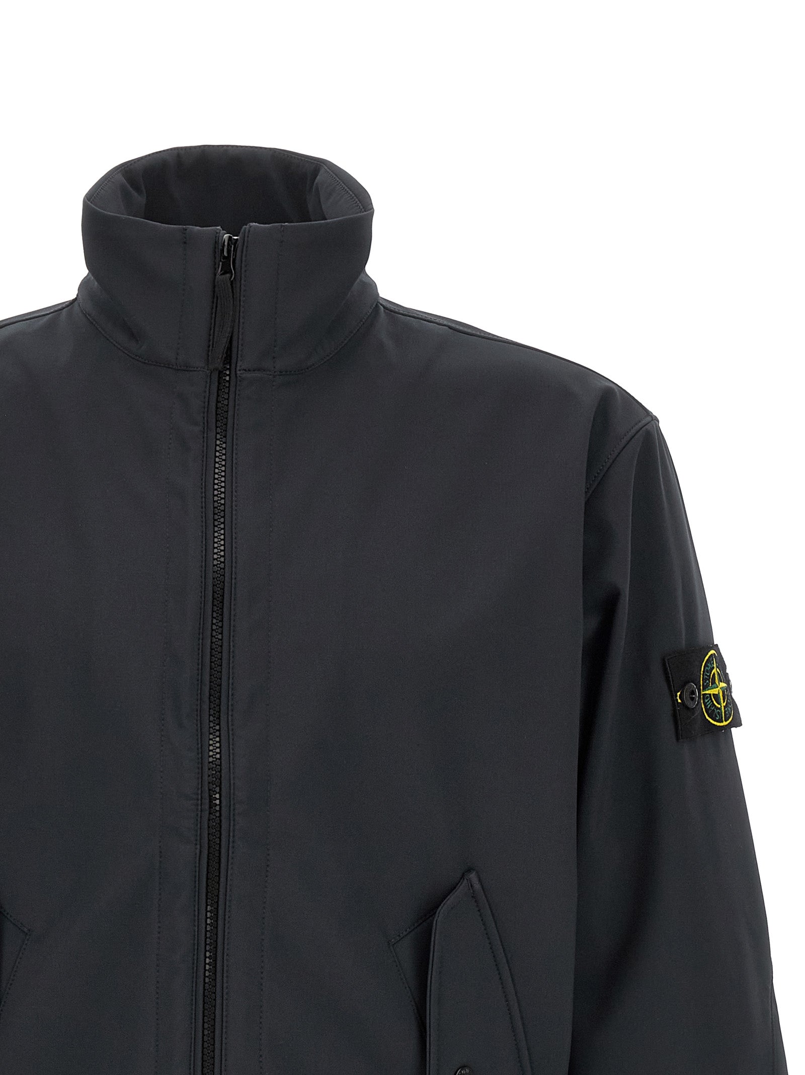 Water-Resistant Stretch Polyester Jacket for Travel