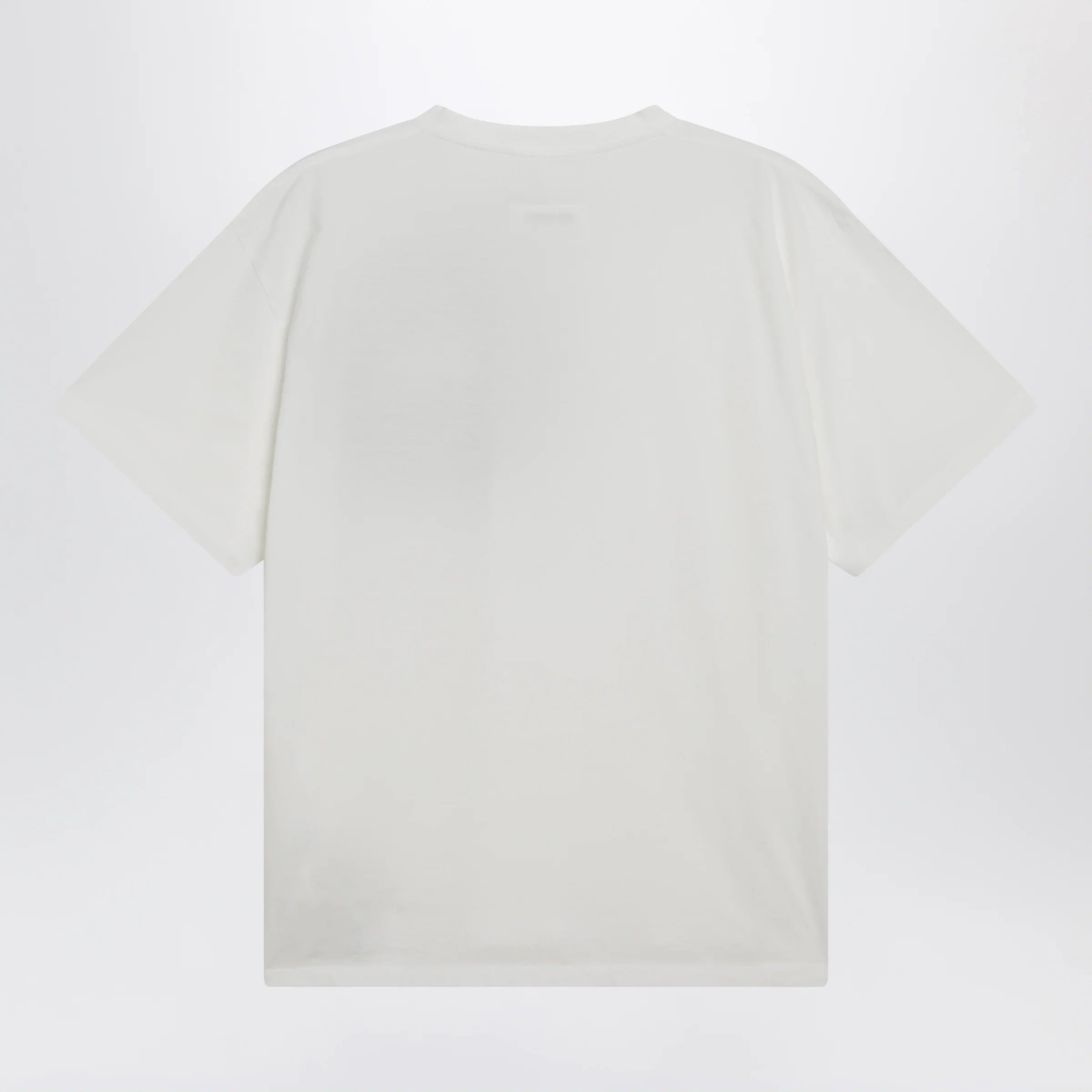 White Cotton Crewneck T-Shirt for Comfort