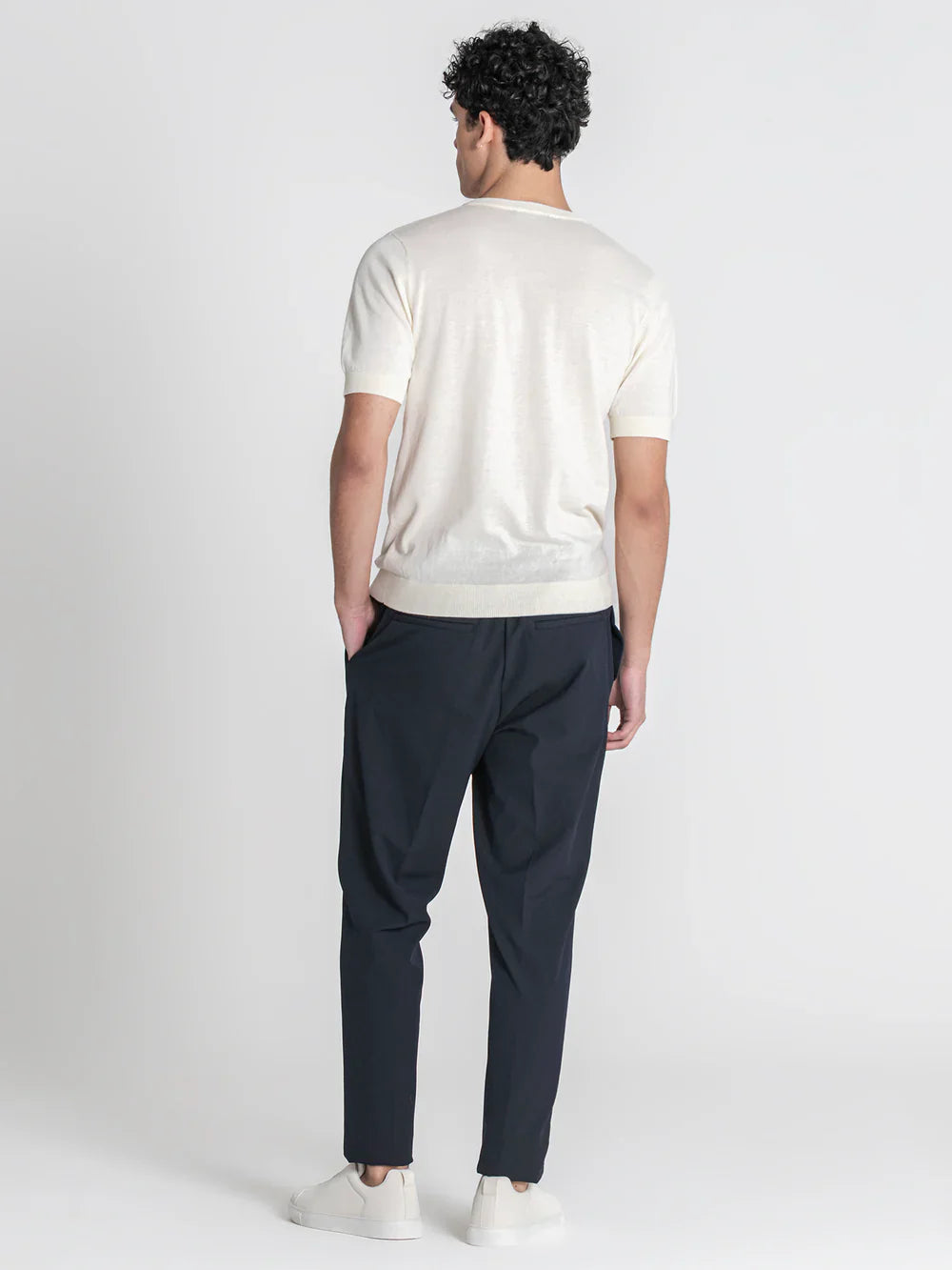 White Soft Knit Tee