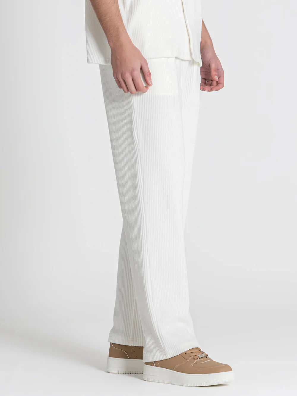 White Surface Pants