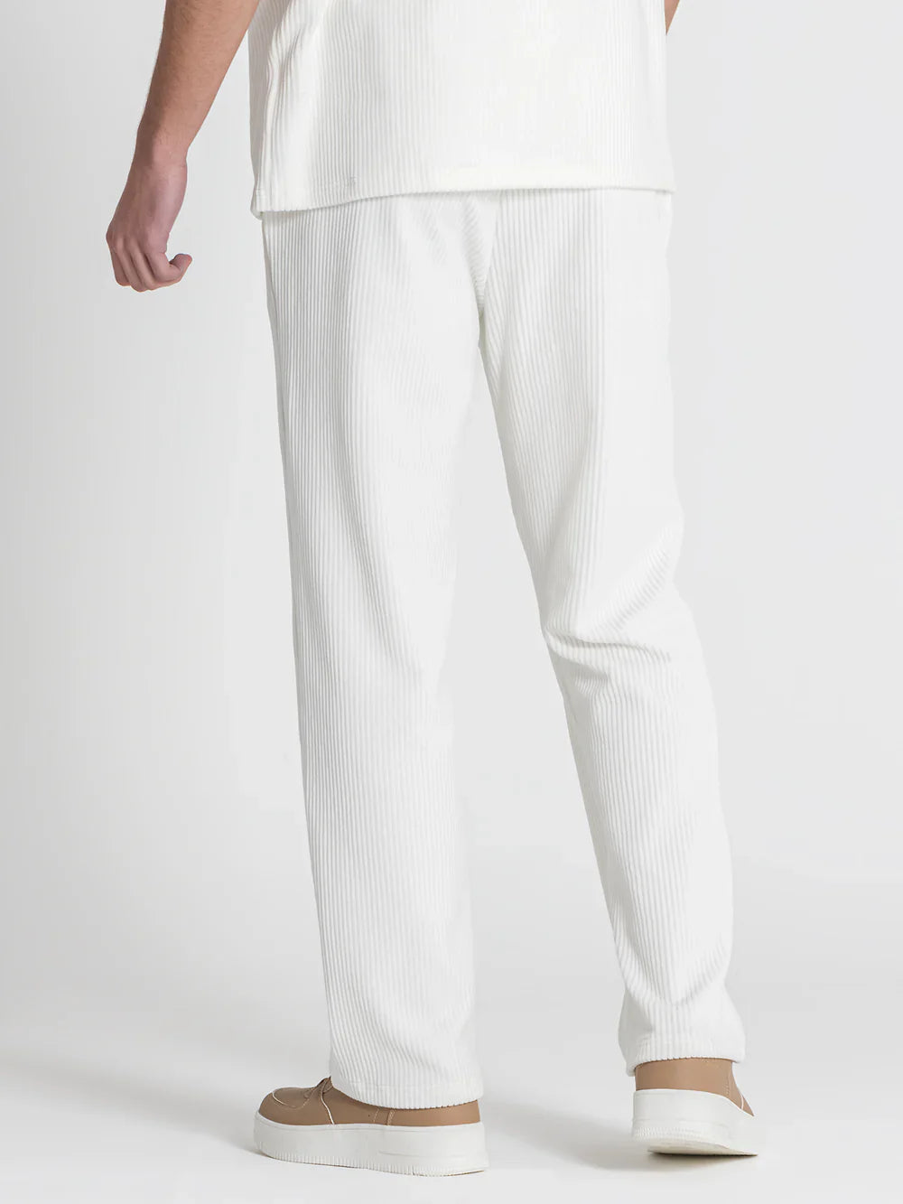 White Surface Pants