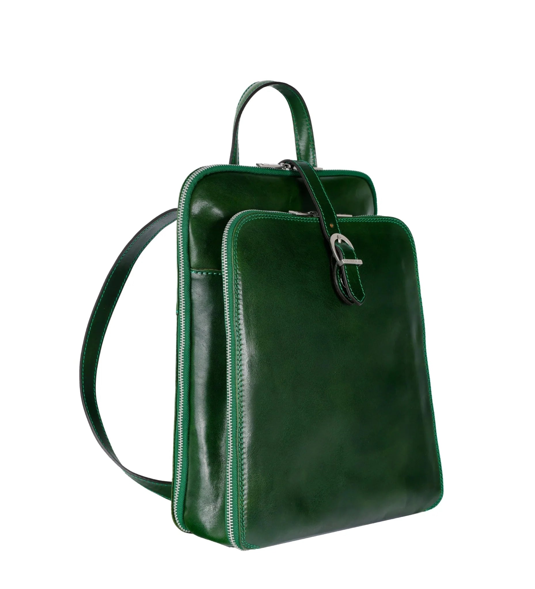 Women's Convertible Leather Backpack Shoulder Bag - Clarissa