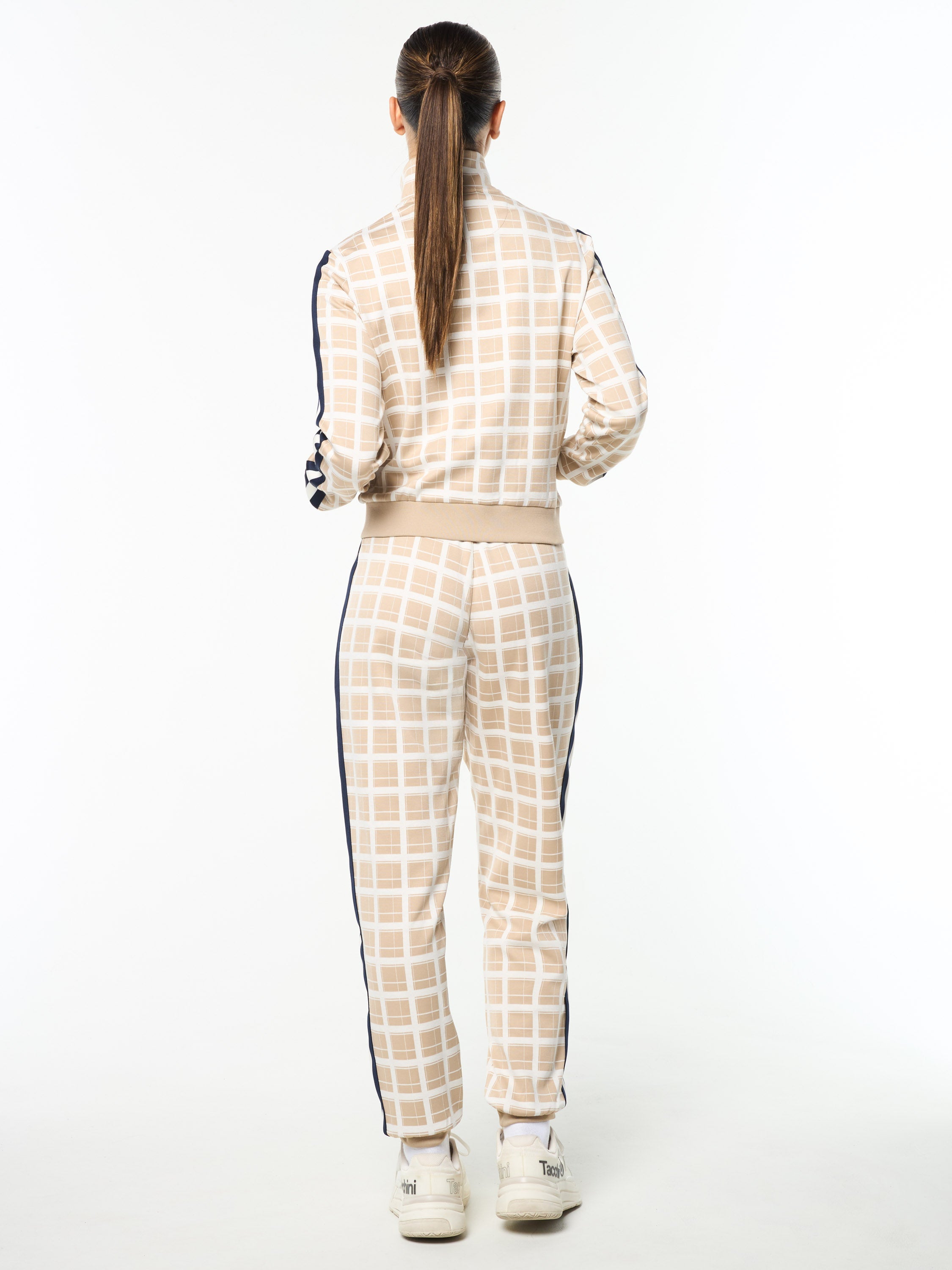 Women's Damarindo Check Track Jacket- Humus