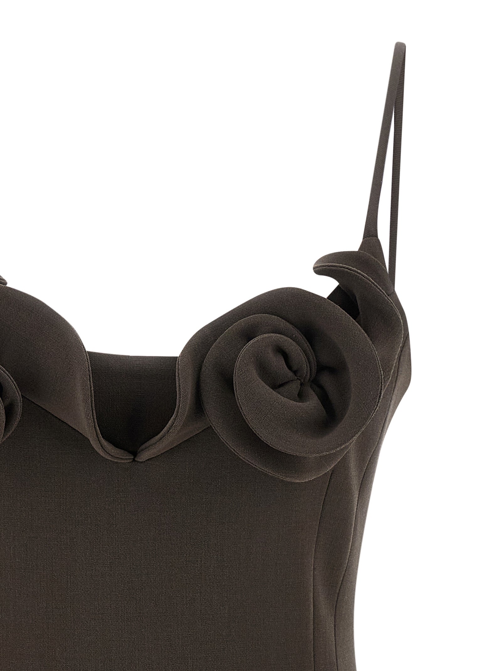 Wool Blend Pleated Mini Dress for Comfort