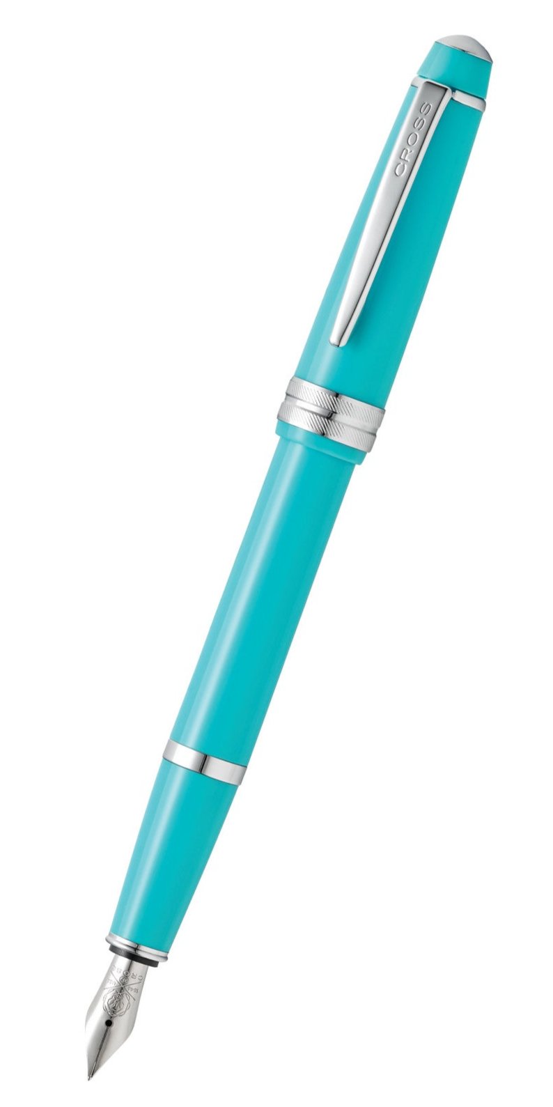 Bailey Light™ Polished Teal Resin Medium Nib Fountain Pen